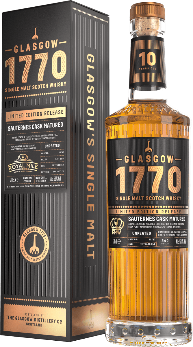 Glasgow 1770 Sauternes Cask Matured
